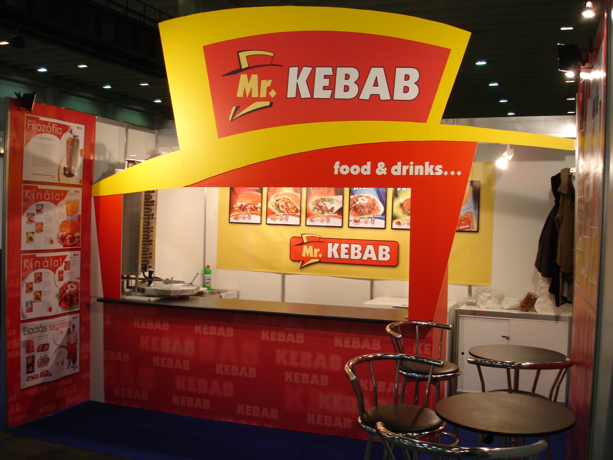 [Mr. Kebab stall impressed in Budapest]
